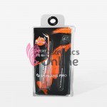 Penseta de sprancene cu pat de prindere, inclinata, neagra, Staleks TE-11/4b